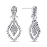 10K White Gold~White Diamond