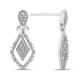 10K White Gold~White Diamond