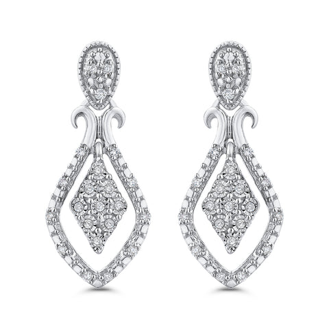 KATARINA Diamond Dangle Earrings (1/6 cttw GH, I2-I3)