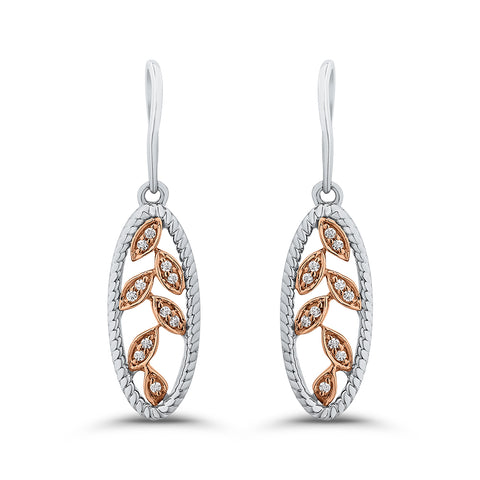 KATARINA Diamond Dangle Earrings (1/10 cttw)