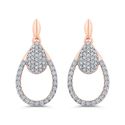 KATARINA Diamond Dangle Earrings (1/2 cttw)