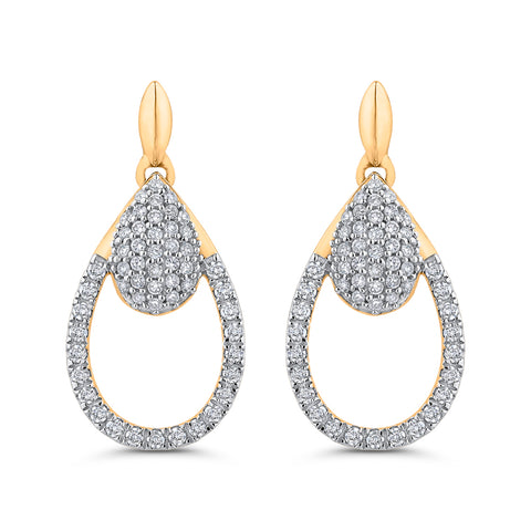 KATARINA Diamond Dangle Earrings (1/2 cttw)