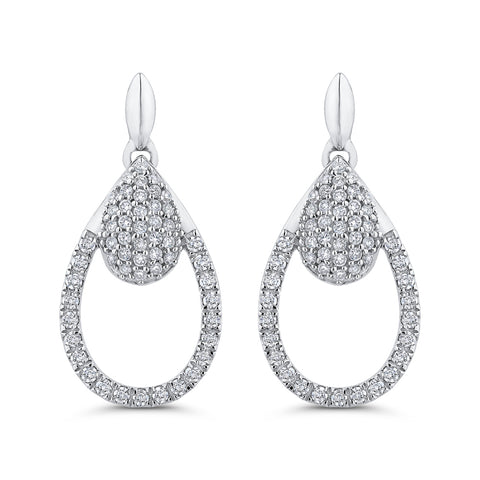 KATARINA Diamond Dangle Earrings (1/2 cttw)