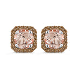 10K White Gold~Brown Diamond