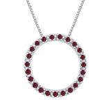 10K White Gold~Ruby