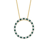10K Yellow Gold~Emerald