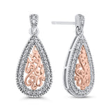10K White and Rose Gold~GH | I2-I3