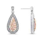 10K White and Rose Gold~GH | I2-I3