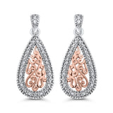 10K White and Rose Gold~GH | I2-I3