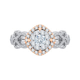 10K White and Rose Gold~IJ | I1/I2