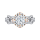 10K White and Rose Gold~IJ | I1/I2