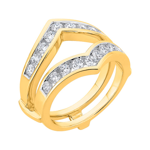 KATARINA Diamond Wrap Ring Guard Enhancer (1 cttw)