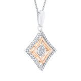 14K White and Rose Gold~IJ | I1, 10K White and Rose Gold~IJ | I1