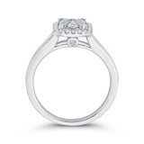 10K White and Rose Gold~IJ | I1/I2