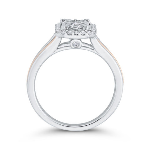 KATARINA 1/3 cttw Diamond Engagement Ring