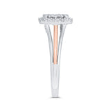 10K White and Rose Gold~IJ | I1/I2