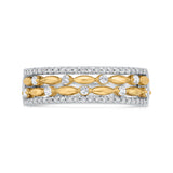 10K White and Yellow Gold~IJ | I1/I2