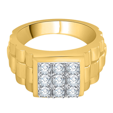 KATARINA Men's Diamond Wedding Anniversary Ring (1/2 cttw)