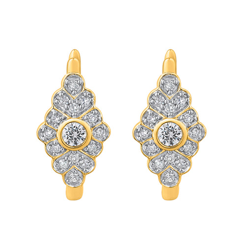 KATARINA Diamond Huggie Earrings (1/5 cttw)