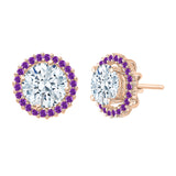 14K Rose Gold~Amethyst, 10K Rose Gold~Amethyst