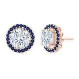 14K Rose Gold~Blue Sapphire, 10K Rose Gold~Blue Sapphire