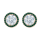 14K Rose Gold~Emerald, 10K Rose Gold~Emerald
