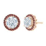 14K Rose Gold~Garnet, 10K Rose Gold~Garnet