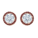 14K Rose Gold~Garnet, 10K Rose Gold~Garnet