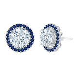 14K White Gold~Blue Sapphire, 10K White Gold~Blue Sapphire