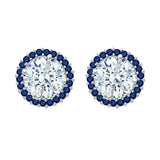 14K White Gold~Blue Sapphire, 10K White Gold~Blue Sapphire