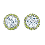 14K White Gold~Peridot, 10K White Gold~Peridot