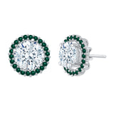 14K White Gold~Emerald, 10K White Gold~Emerald