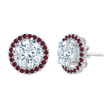 14K White Gold~Ruby, 10K White Gold~Ruby