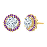 14K Yellow Gold~Amethyst, 10K Yellow Gold~Amethyst