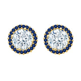 14K Yellow Gold~Blue Sapphire, 10K Yellow Gold~Blue Sapphire
