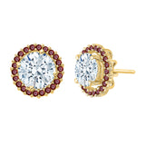 14K Yellow Gold~Garnet, 10K Yellow Gold~Garnet