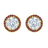 14K Yellow Gold~Garnet, 10K Yellow Gold~Garnet