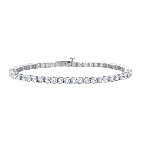 KATARINA 1 cttw Prong Set Lab Grown Diamond Tennis Bracelet in 14k Gold