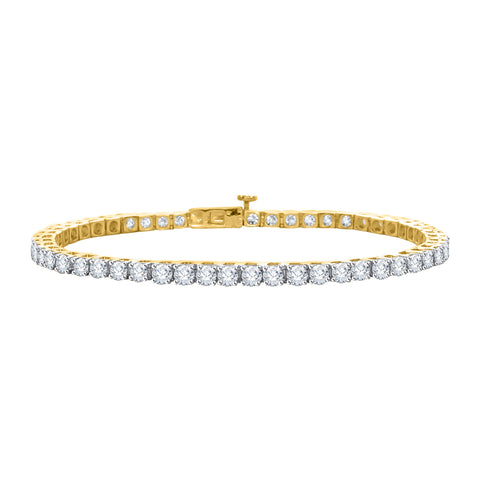 KATARINA 1 cttw Prong Set Lab Grown Diamond Tennis Bracelet in 14k Gold