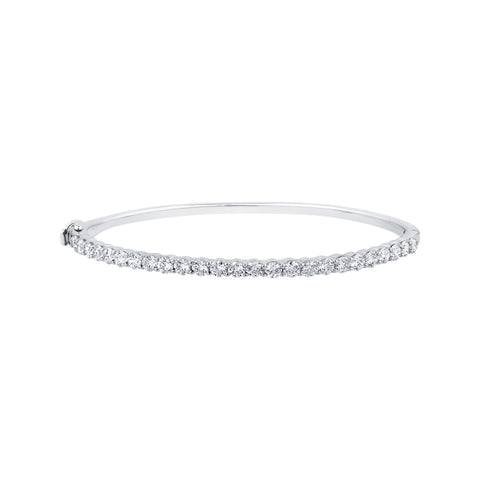 KATARINA 2 1/2 cttw Lab Grown Diamond Bangle Bracelet in 14K Gold