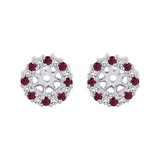 14K White Gold~Ruby
