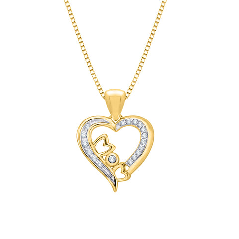 KATARINA 1/10 cttw Diamond Heart 