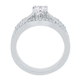 14K White Gold, 10K White Gold, Sterling Silver