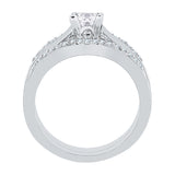 14K White Gold, 10K White Gold, Sterling Silver