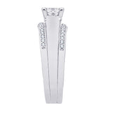 14K White Gold, 10K White Gold, Sterling Silver