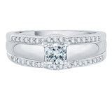 14K White Gold, 10K White Gold, Sterling Silver