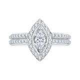 14K White Gold, 10K White Gold, Sterling Silver