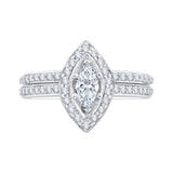 14K White Gold, 10K White Gold, Sterling Silver