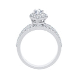 14K White Gold, 10K White Gold, Sterling Silver