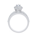 14K White Gold, 10K White Gold, Sterling Silver